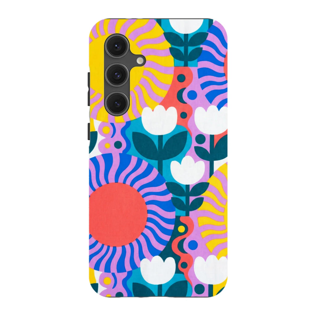 Midnight Sun Mod Bloom by Salla Niemi — S24 Fan Edition Tough Case — Finnaij