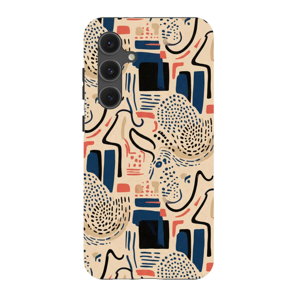 Sandstone Adire by Ada Okoye — S24 Fan Edition Tough Case — Finnaij