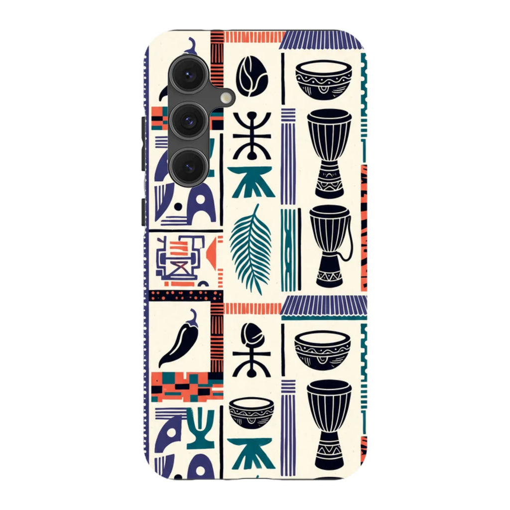 Market Day Icons by Ada Okoye — S24 Fan Edition Tough Case — Finnaij