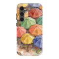 Market Umbrellas from Above by Tobi Akinyemi — S24 Fan Edition Tough Case — Finnaij