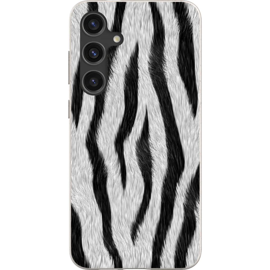 Zebra Groove — S24 Plus Samsung Galaxy Bio-degradable Case — Finnaij