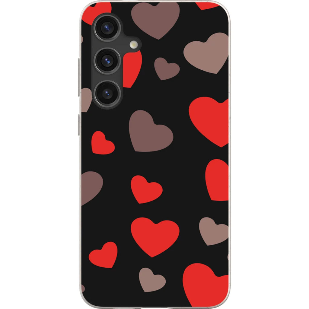 Red Hearts — S24 Plus Samsung Galaxy Bio-degradable Case — Finnaij