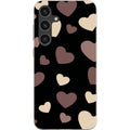 White & Black Hearts — S24 Plus Samsung Galaxy Bio-degradable Case — Finnaij