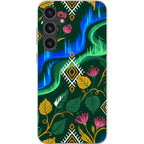 Aurora Birch Bloom by Aino Kallio — S24 Plus Samsung Galaxy Bio-degradable Case — Finnaij