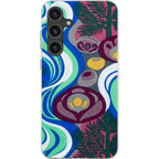 Sauna Bloom Motif by Aino Kallio — S24 Plus Samsung Galaxy Bio-degradable Case — Finnaij