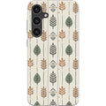 Birch and Linen Pattern by Elsi Vaarala — S24 Plus Samsung Galaxy Bio-degradable Case — Finnaij