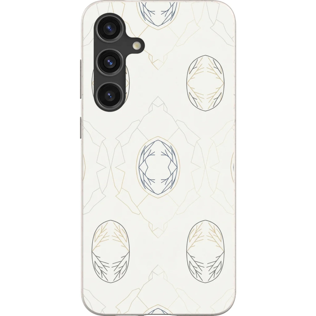 Frozen Lake Silence by Elsi Vaarala — S24 Plus Samsung Galaxy Bio-degradable Case — Finnaij