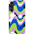 Aurora Pop Burst by Salla Niemi — S24 Plus Samsung Galaxy Bio-degradable Case — Finnaij