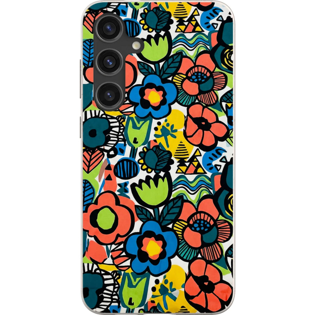 Floral Street Nordic by Salla Niemi — S24 Plus Samsung Galaxy Bio-degradable Case — Finnaij