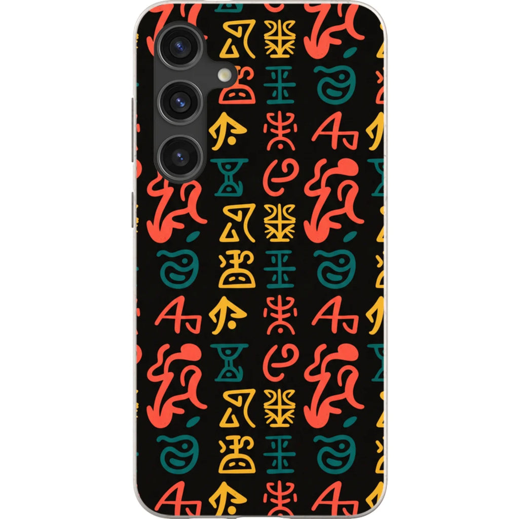 Nsibidi Pulse by Ada Okoye — Samsung Galaxy Bio-degradable Case — Finnaij