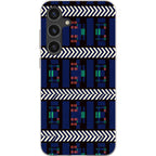 Midnight Aso-Oke by Ada Okoye — S24 Plus Samsung Galaxy Bio-degradable Case — Finnaij