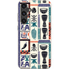 Market Day Icons by Ada Okoye — S24 Plus Samsung Galaxy Bio-degradable Case — Finnaij