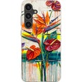 Tropical Flowers by Frida Lövström — S24 Plus Samsung Galaxy Bio-degradable Case — Finnaij