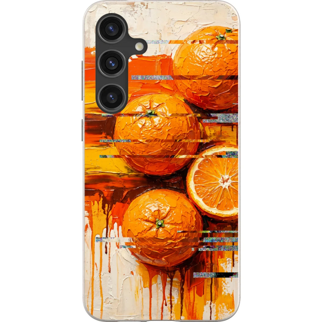 Oranges and Citrus Still Life by Frida Lövström — S24 Plus Samsung Galaxy Bio-degradable Case — Finnaij