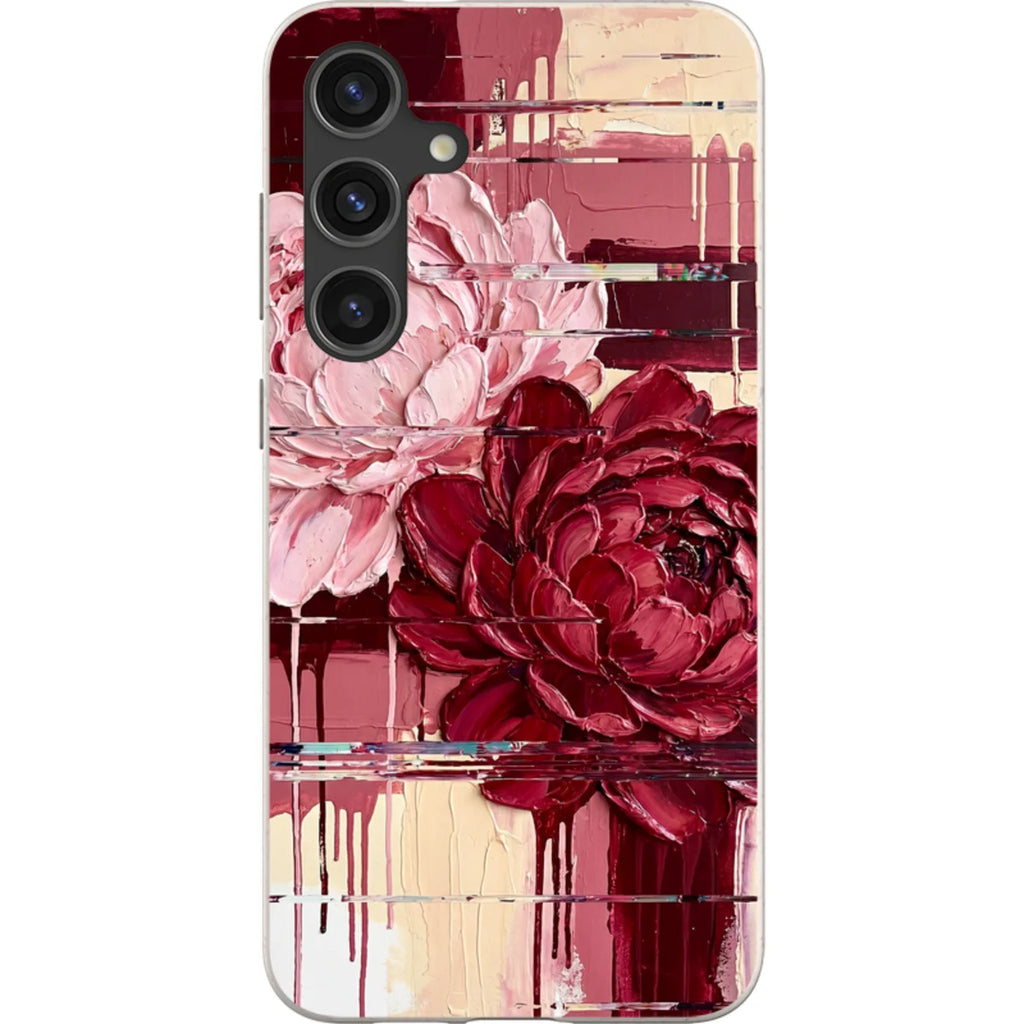 Peonies by Frida Lövström — S24 Plus Samsung Galaxy Bio-degradable Case — Finnaij
