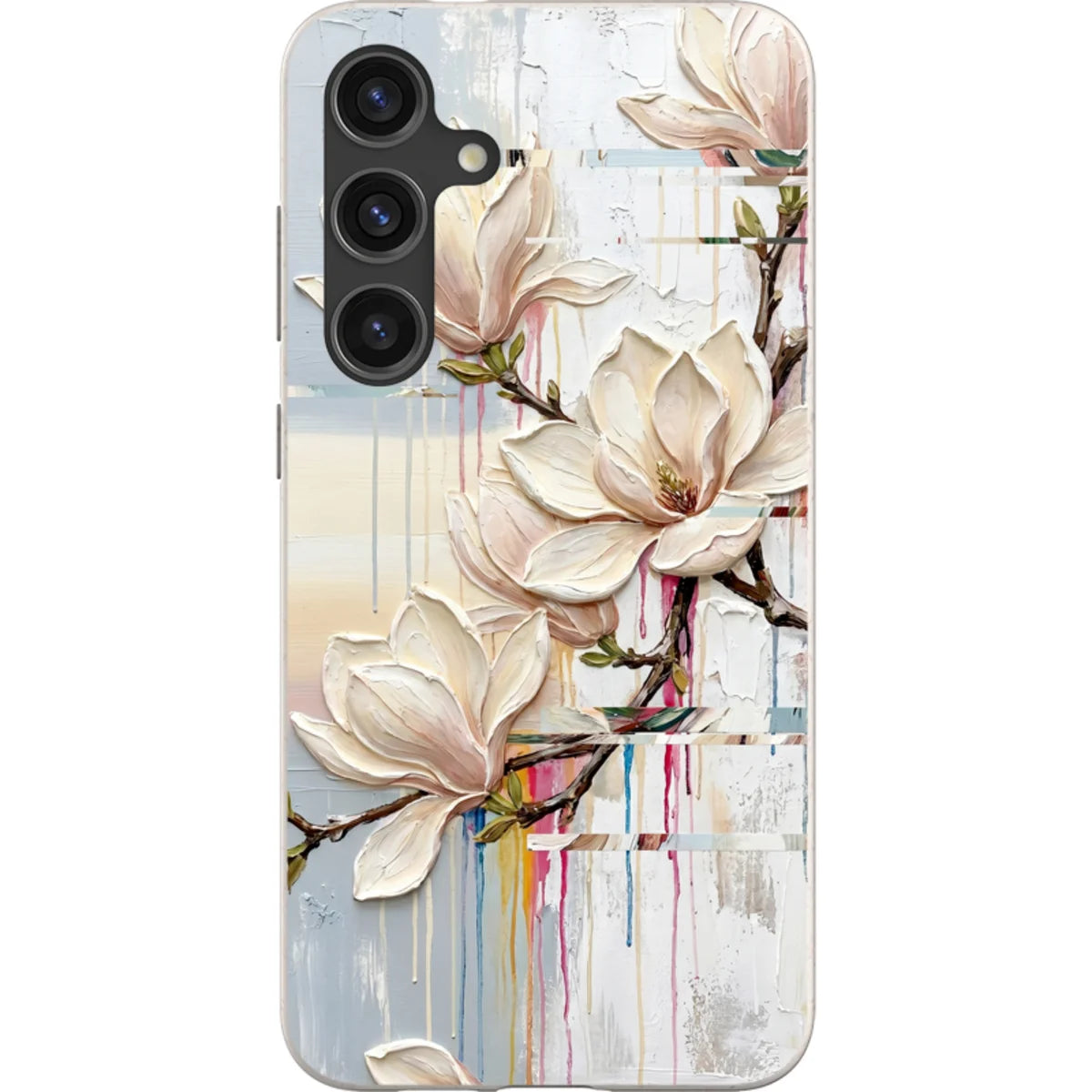 Magnolia Branches by Frida Lövström — S24 Plus Samsung Galaxy Bio-degradable Case — Finnaij