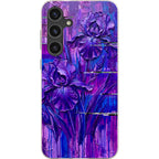 Iris Flowers by Frida Lövström — S24 Plus Samsung Galaxy Bio-degradable Case — Finnaij
