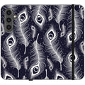 Feathers in Bloom Vegan Leather — S24 Plus Wallet Case — Finnaij