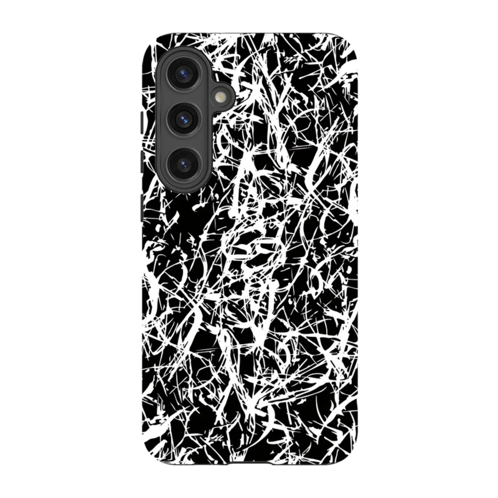 Black-White Grunge — S24 Plus Tough Case — Finnaij