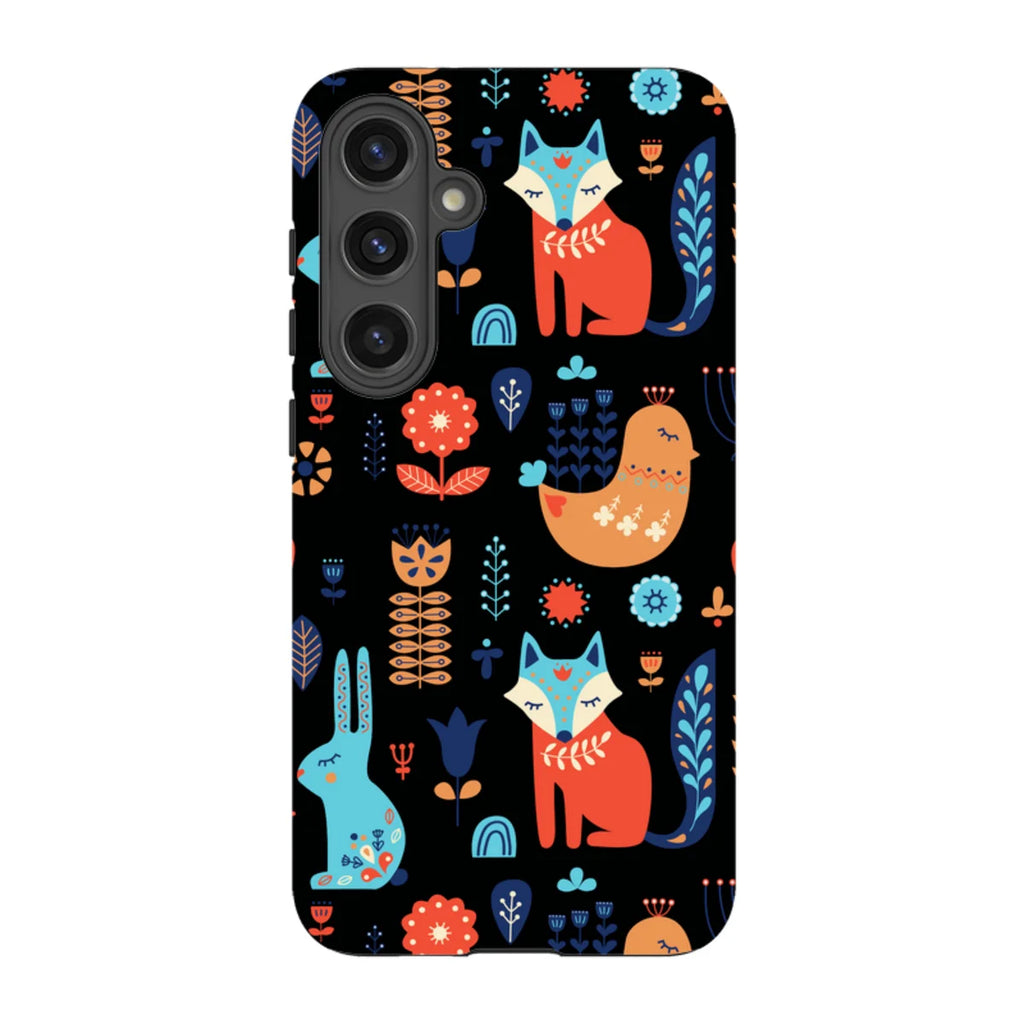 Nordic Ornament Black — S24 Plus Tough Case — Finnaij