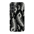 Feathers in Bloom Black — S24 Plus Tough Case — Finnaij