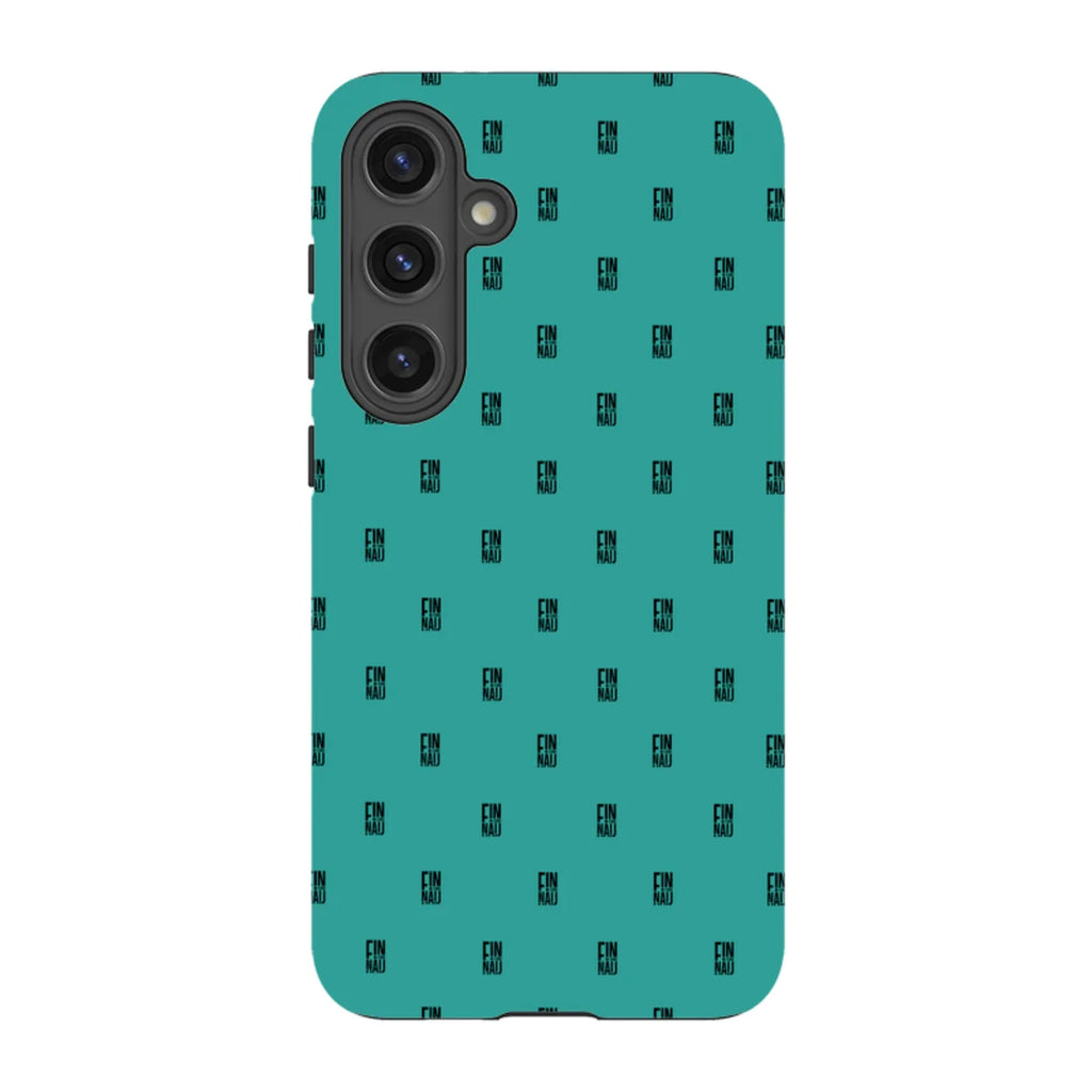 Monogram Teal — S24 Plus Tough Case — Finnaij