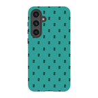 Monogram Teal — S24 Plus Tough Case — Finnaij