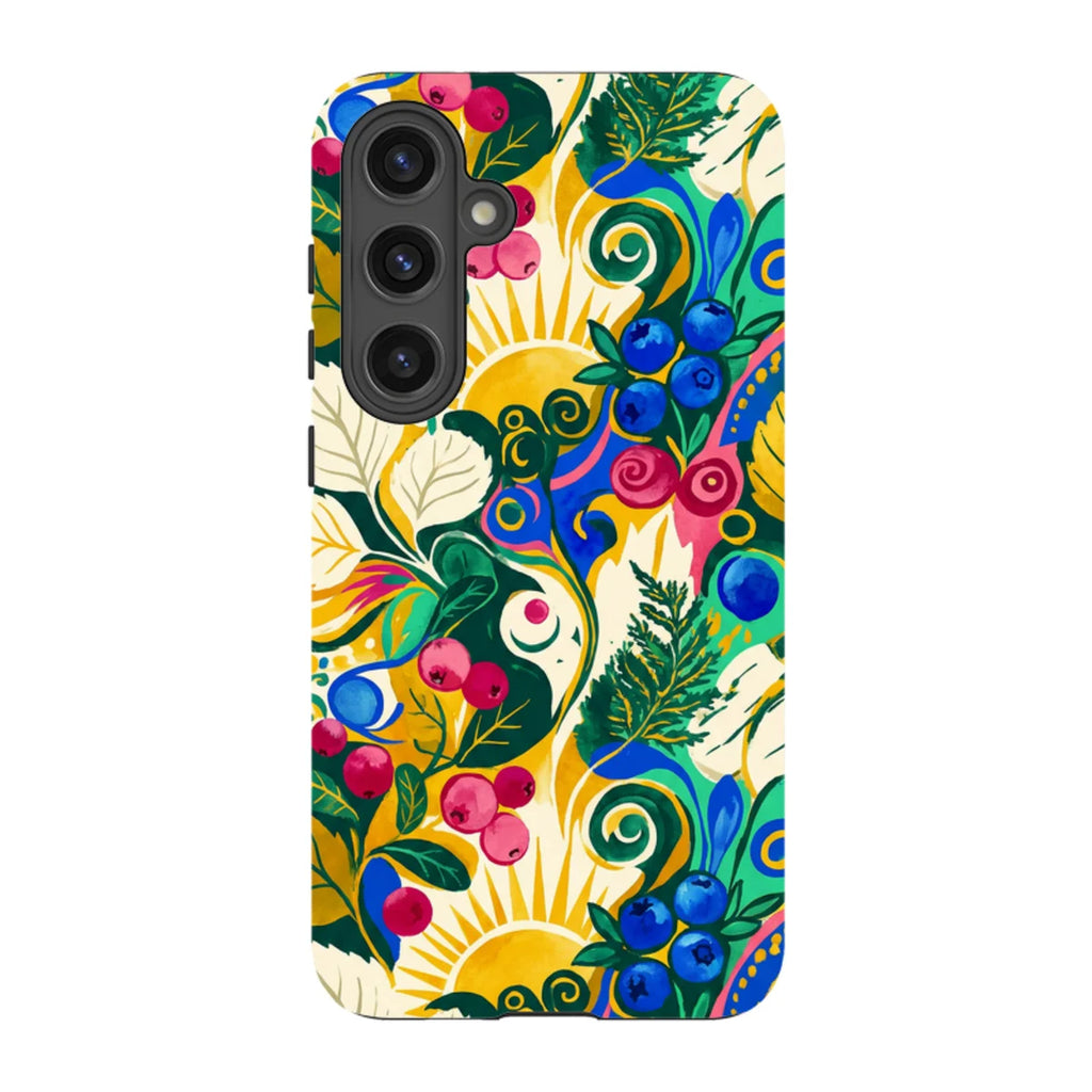 Berry Meadow Glow by Aino Kallio — S24 Plus Tough Case — Finnaij