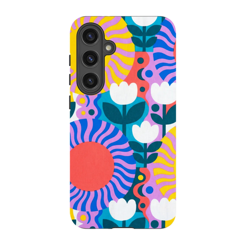 Midnight Sun Mod Bloom by Salla Niemi — S24 Plus Tough Case — Finnaij