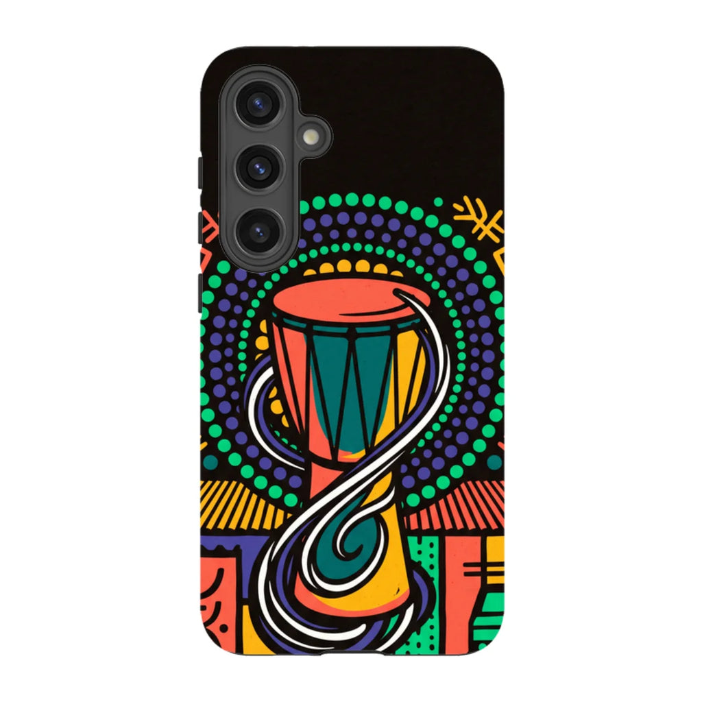 Talking Drum Halo by Ada Okoye — S24 Plus Tough Case — Finnaij