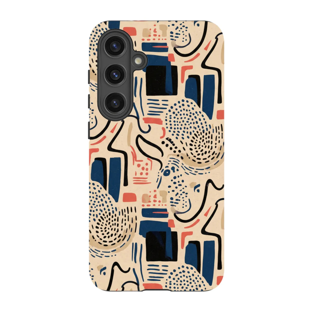 Sandstone Adire by Ada Okoye — S24 Plus Tough Case — Finnaij
