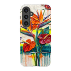 Tropical Flowers by Frida Lövström — S24 Plus Tough Case — Finnaij