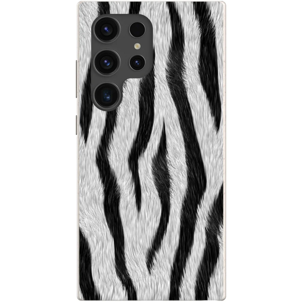 Zebra Groove — S24 Ultra Samsung Galaxy Bio-degradable Case — Finnaij