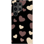 White & Black Hearts — S24 Ultra Samsung Galaxy Bio-degradable Case — Finnaij