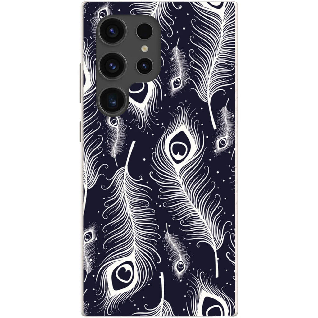 Feathers in Bloom — S21 Samsung Galaxy Bio-degradable Case — Finnaij