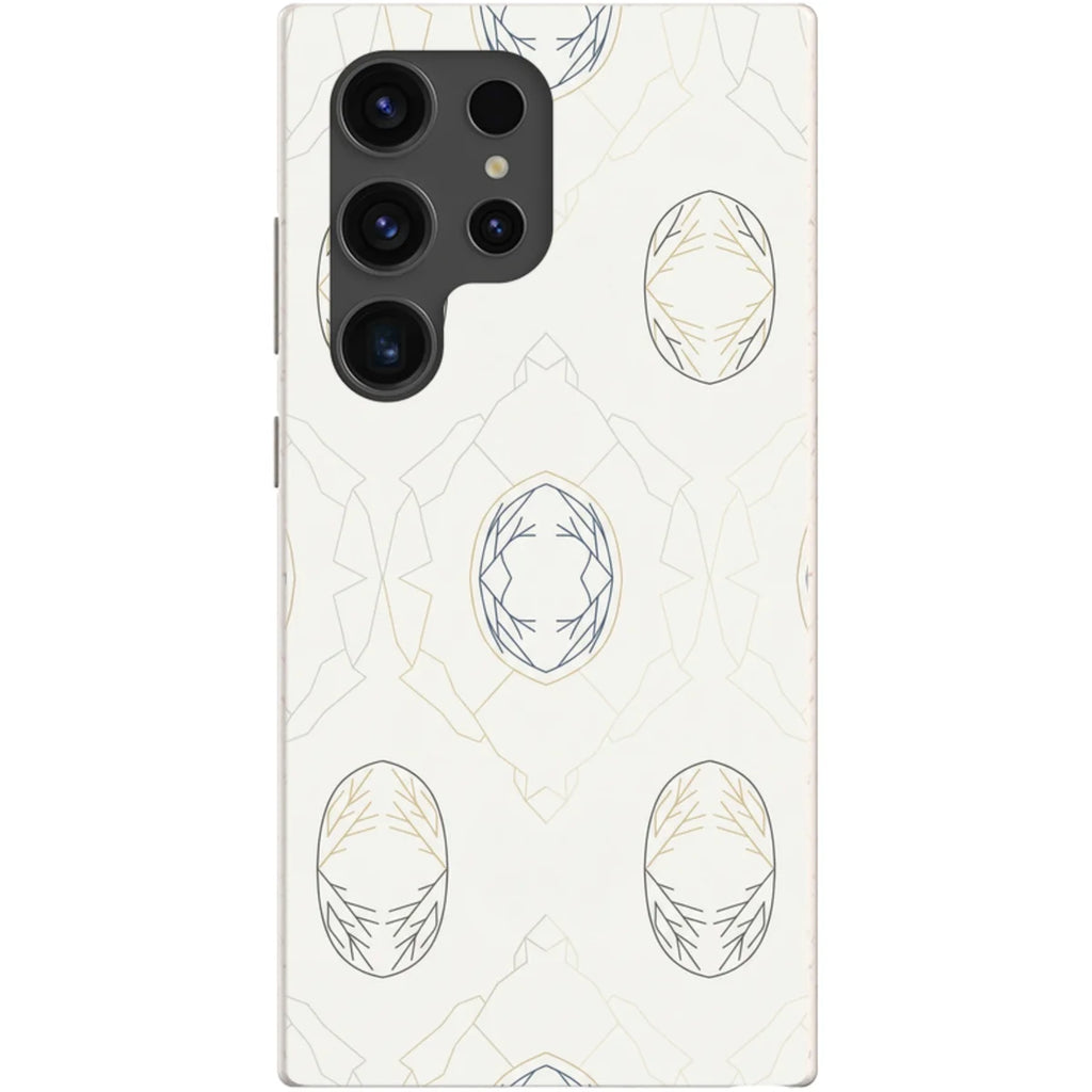 Frozen Lake Silence by Elsi Vaarala — S24 Ultra Samsung Galaxy Bio-degradable Case — Finnaij