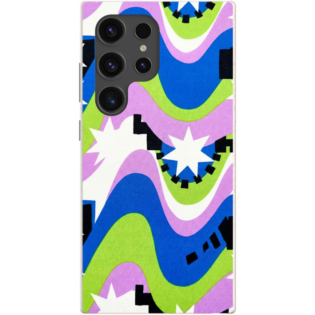Aurora Pop Burst by Salla Niemi — S24 Ultra Samsung Galaxy Bio-degradable Case — Finnaij