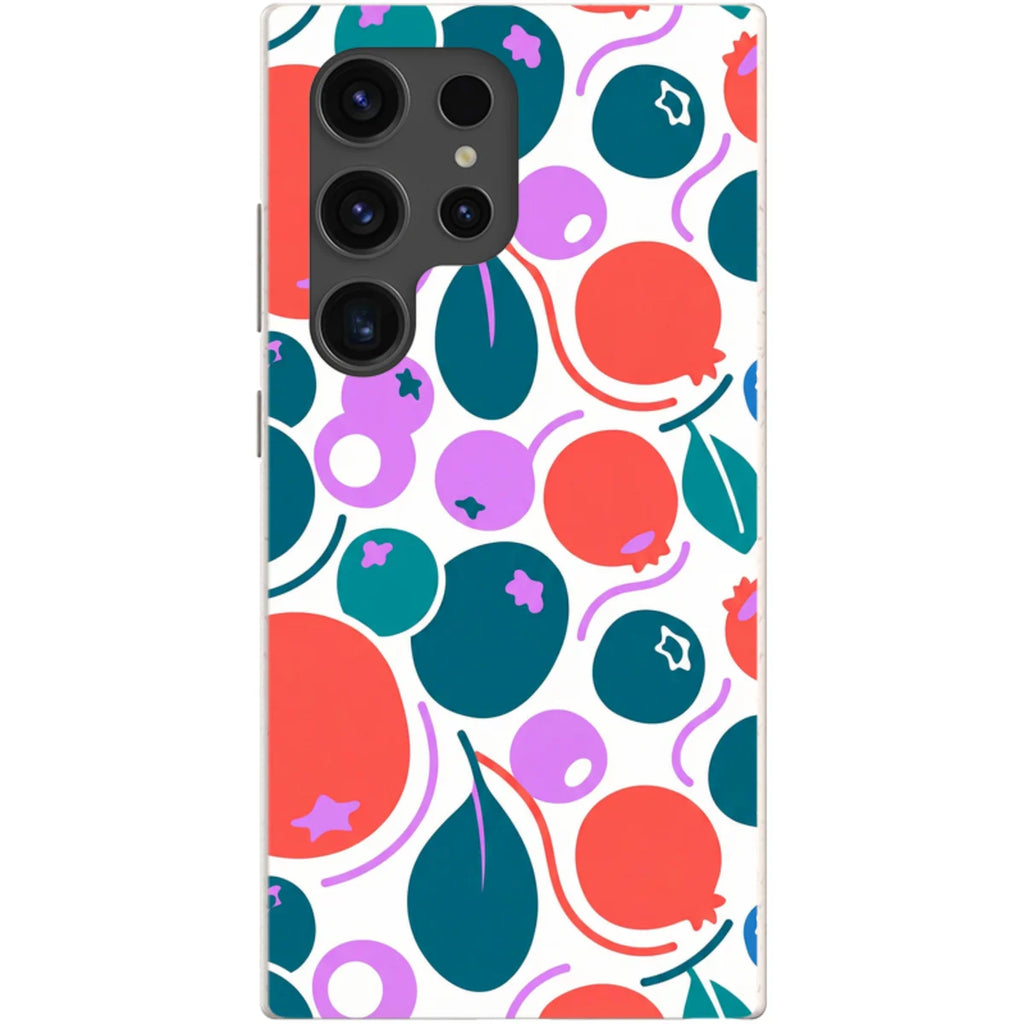 Berry Icon Remix by Salla Niemi — S24 Ultra Samsung Galaxy Bio-degradable Case — Finnaij