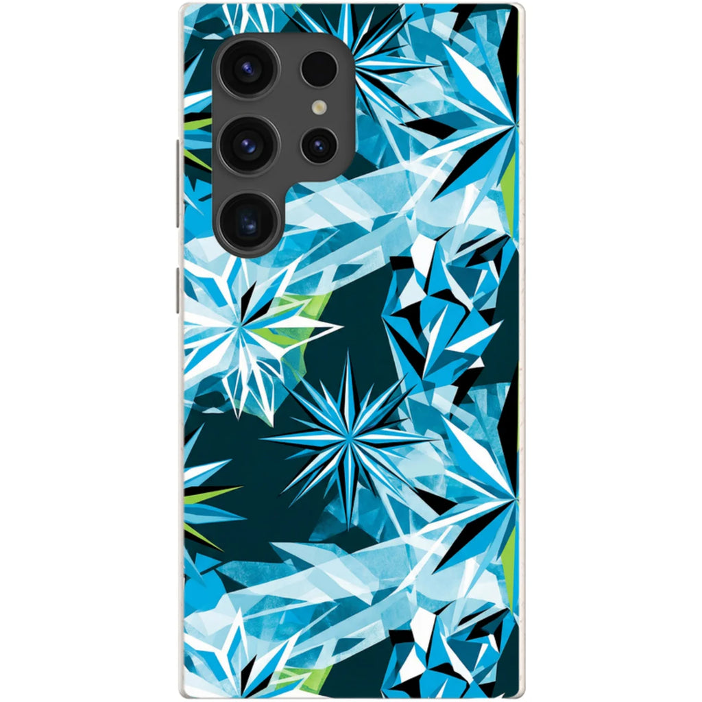 Ice Star Impact by Salla Niemi — S24 Ultra Samsung Galaxy Bio-degradable Case — Finnaij