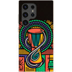 Talking Drum Halo by Ada Okoye — S24 Ultra Samsung Galaxy Bio-degradable Case — Finnaij