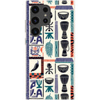 Market Day Icons by Ada Okoye — S24 Ultra Samsung Galaxy Bio-degradable Case — Finnaij