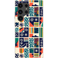 Coastal Indigo Tiles by Ada Okoye — S24 Ultra Samsung Galaxy Bio-degradable Case — Finnaij