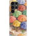 Market Umbrellas from Above by Tobi Akinyemi — S24 Ultra Samsung Galaxy Bio-degradable Case — Finnaij