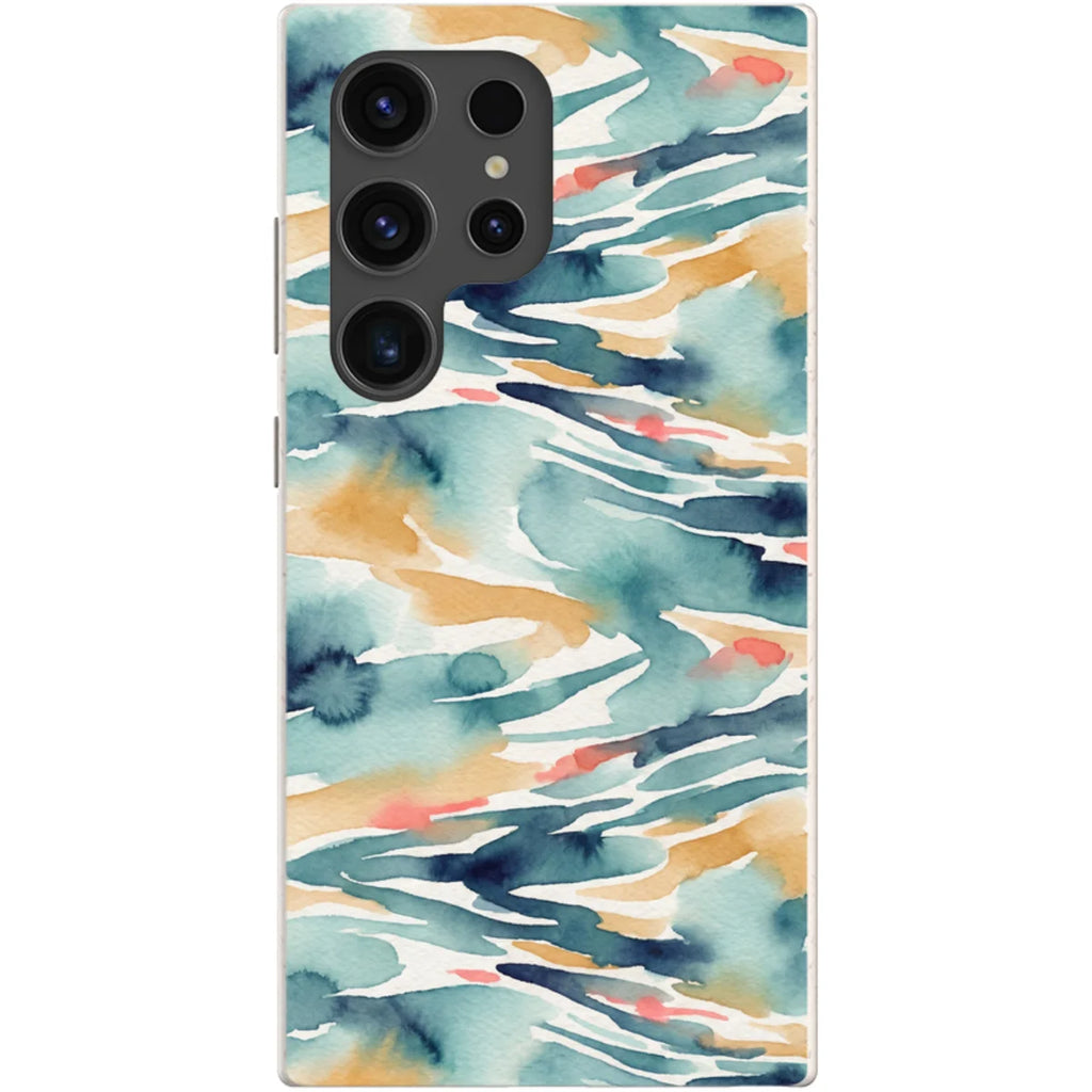 River Reflection Pattern Crop by Tobi Akinyemi — S24 Ultra Samsung Galaxy Bio-degradable Case — Finnaij