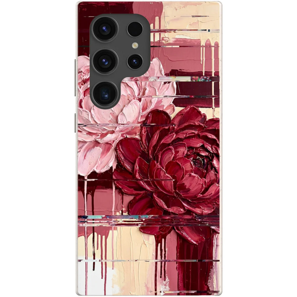 Peonies by Frida Lövström — S24 Ultra Samsung Galaxy Bio-degradable Case — Finnaij