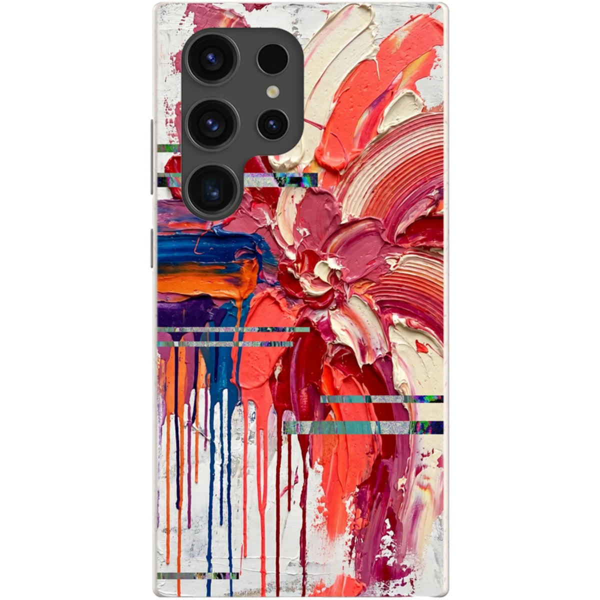 Abstract Florals by Frida Lövström — S24 Ultra Samsung Galaxy Bio-degradable Case — Finnaij