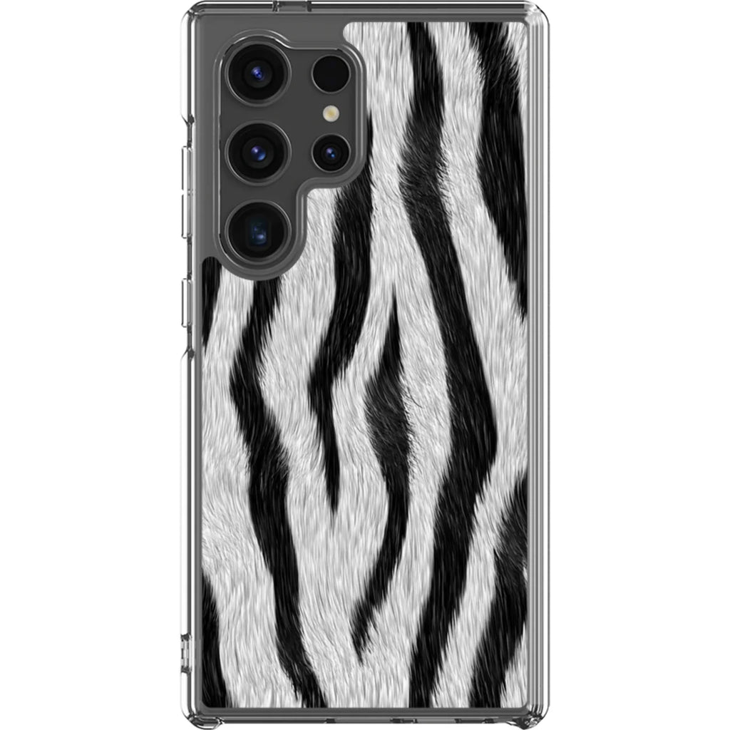 Zebra Groove — S24 Ultra Clear Impact Case — Finnaij