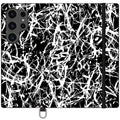 Black-White Grunge — S24 Ultra Wallet Case — Finnaij
