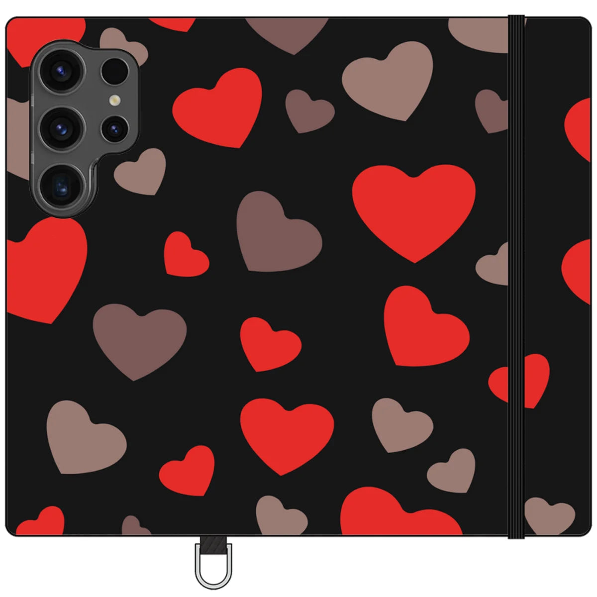 Red Hearts — S24 Ultra Wallet Case — Finnaij