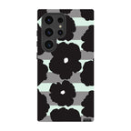 Bold Floral Black — S24 Ultra Tough Case — Finnaij